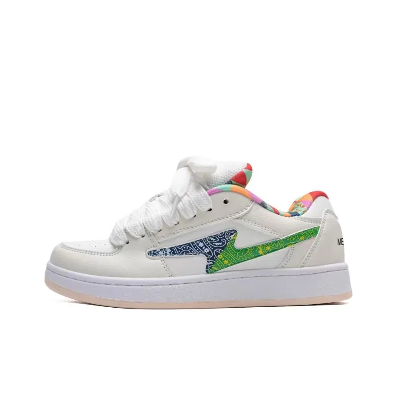MEXICAN Low Top Skateboard Shoes Women's-4