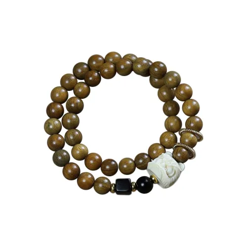 FUSSEM Green Sandalwood Bracelets Unisex