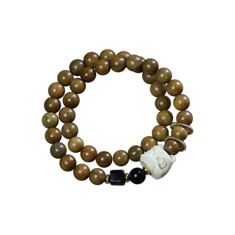 FUSSEM Green Sandalwood Bracelets Unisex-0