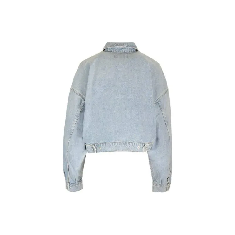 AGOLDE Regenerative Long Sleeved Denim Jacket-1