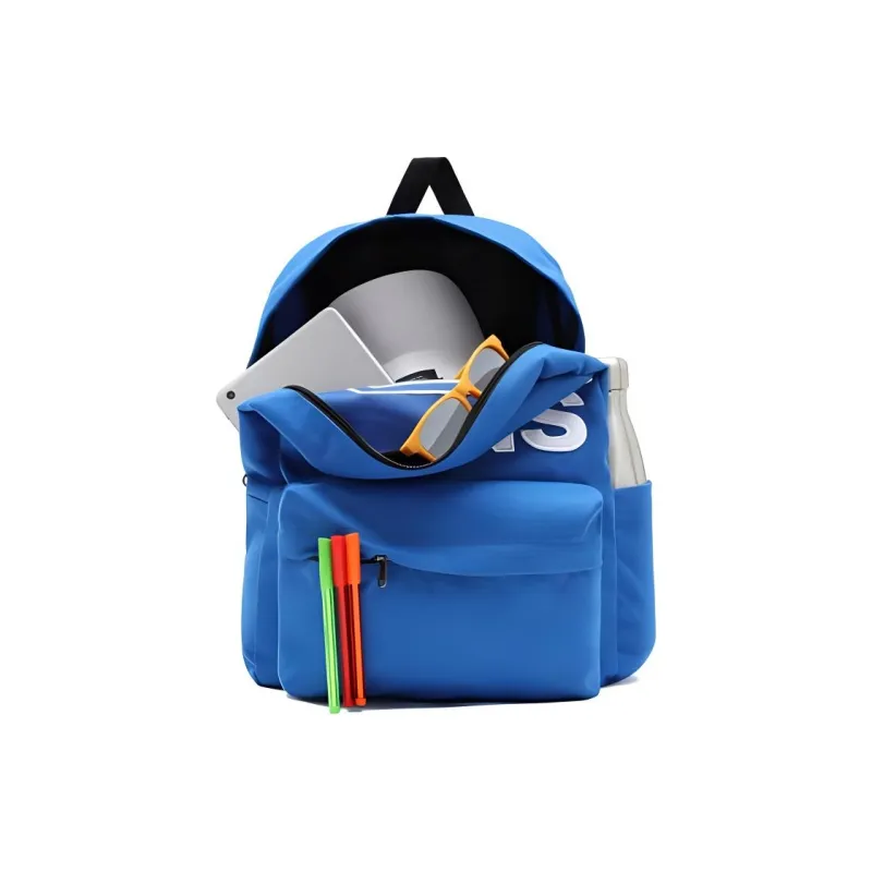 Vans Old Skool Polyester Backpack Regular Unisex Klein Blue-3