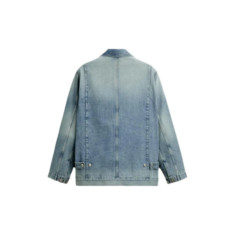 ZARA Denim Jacket Men's Medium Blue-1