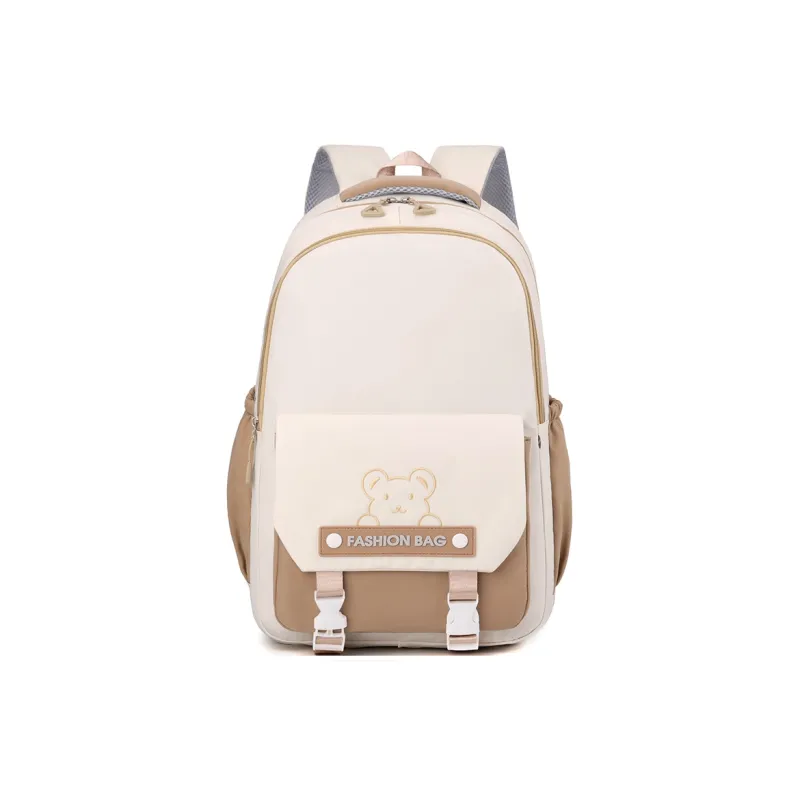 Gorora Nylon Fabric Backpack Regular Women's Multicolor-9