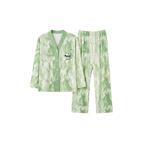MADALLO Pajama Set Women's Light Green