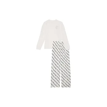Victoria's Secret Pajama Set Women's Black White