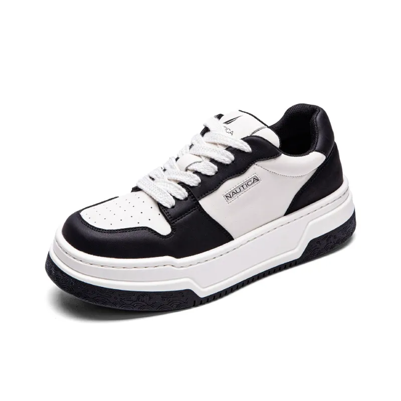 NAUTICA Anti Slip And Wear Resistant Height Increasing Low Top Skateboard Shoes Women's-1