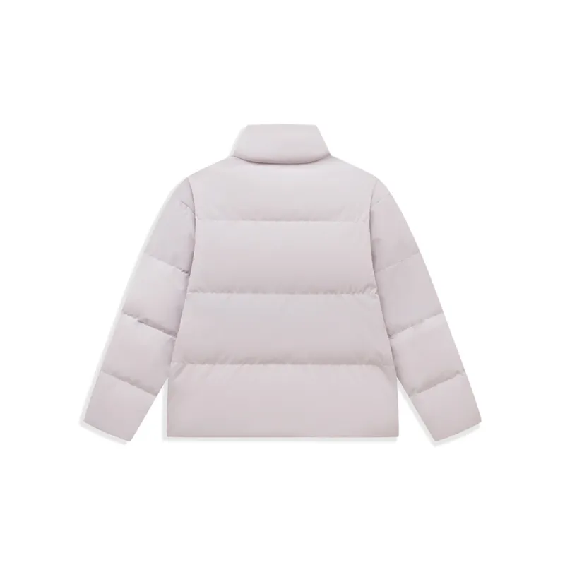 XTEP Down Jacket Unisex West Beige Purple-1