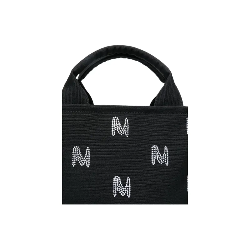 MSGM Crystal embellished Logo Tote Bag-2