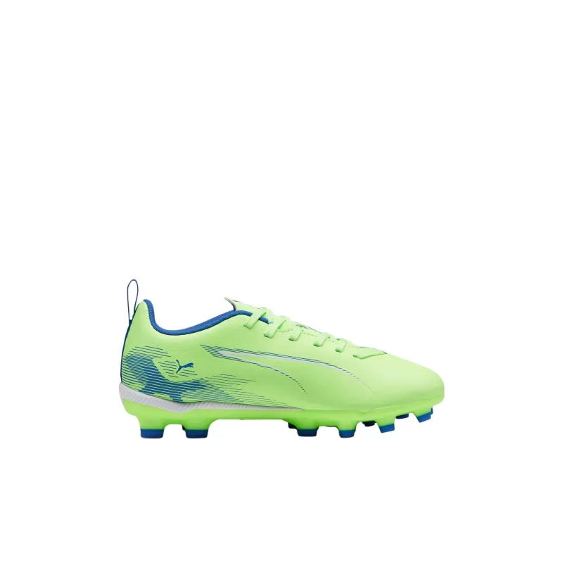 PUMA Ultra 5 Non-slip Support Low-Top Kids' Soccer Shoes Blue Green Kids'-1