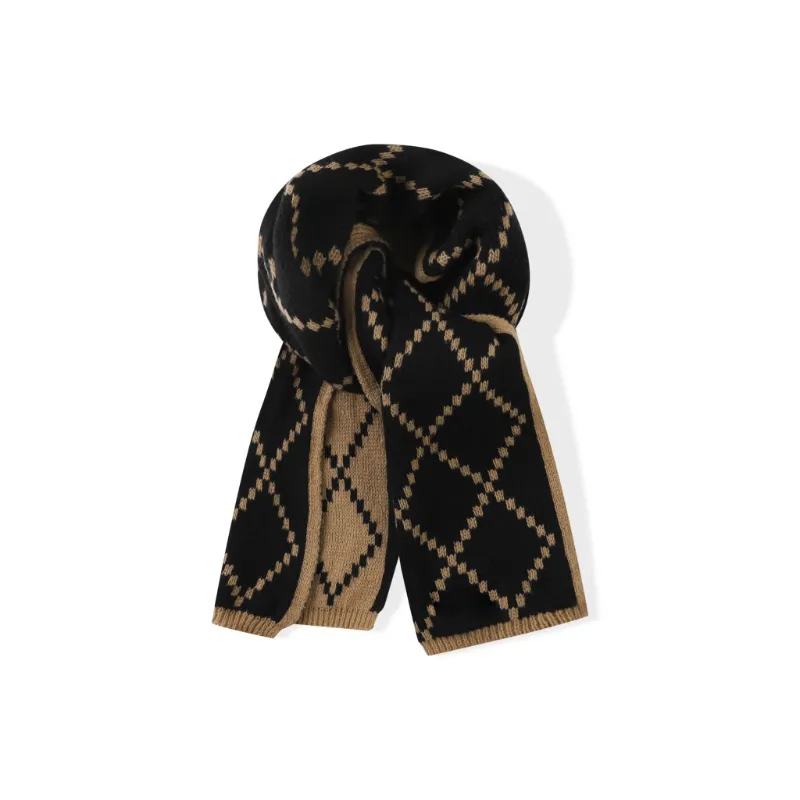 YUZHAOLIN Polyester Knit Scarves Unisex-0