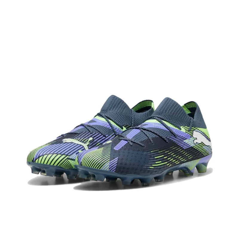 PUMA FUTURE 7 ULTIMATE Anti Slip Wear Resistant Soccer Shoes Men's Gray-2