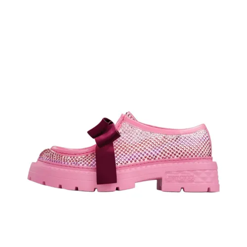 Jimmy Choo Sailor Moon Joint Name Loafers Women's Pink