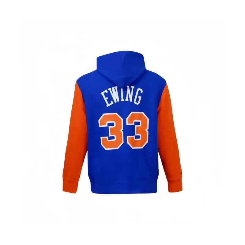 Mitchell & Ness Sweatshirt Unisex Royal Blue Orange-1