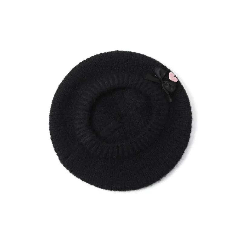 FREE RABBITⅡ Fall And Winter Fashion Warm Plush Knitted Fabric Painter Beret Women's-8