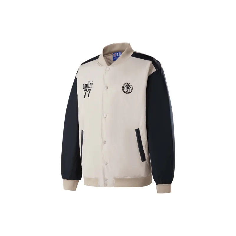 NBA Dallas Mavericks Team Jackets Unisex Khaki-1