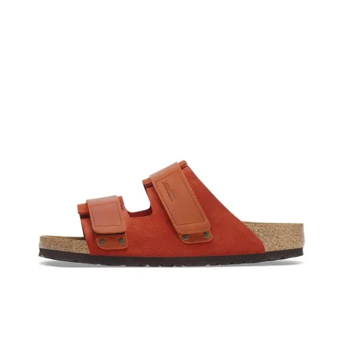 Birkenstock Uji EVA Slip-Resistant Slide Slippers Unisex Orange Narrow Fit