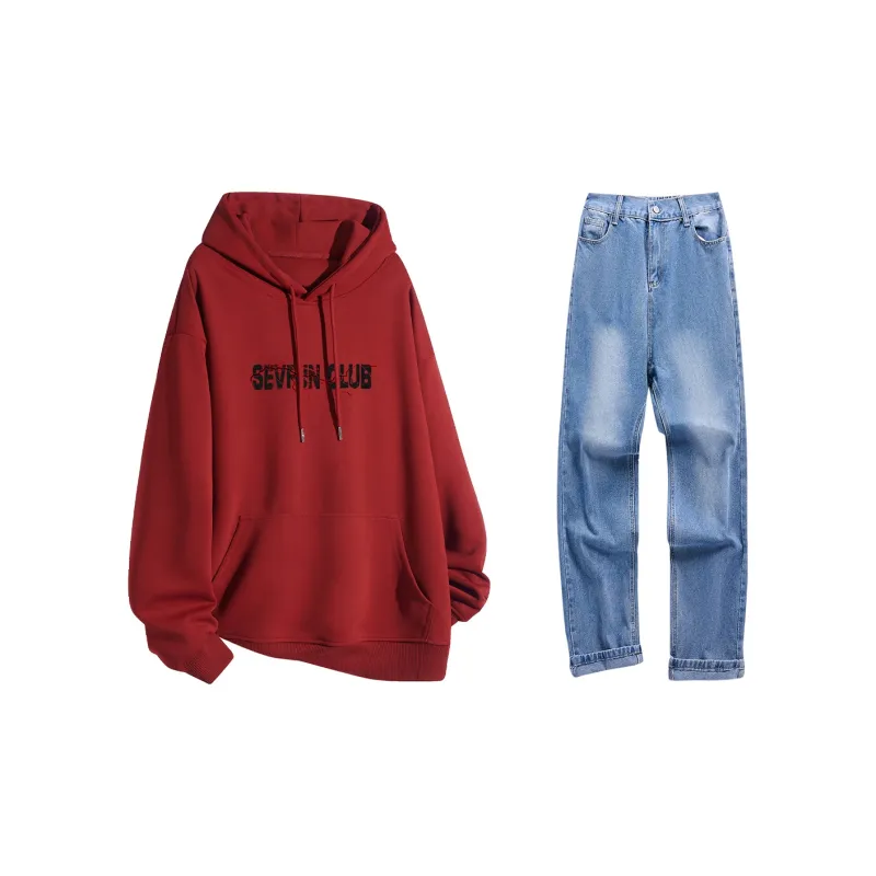 7 SEVFUN Sweatshirt Sets Unisex-11