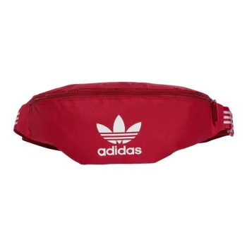 Adidas Originals Recycled Polyester One Shoulder Crossbody Fanny Pack Unisex Red