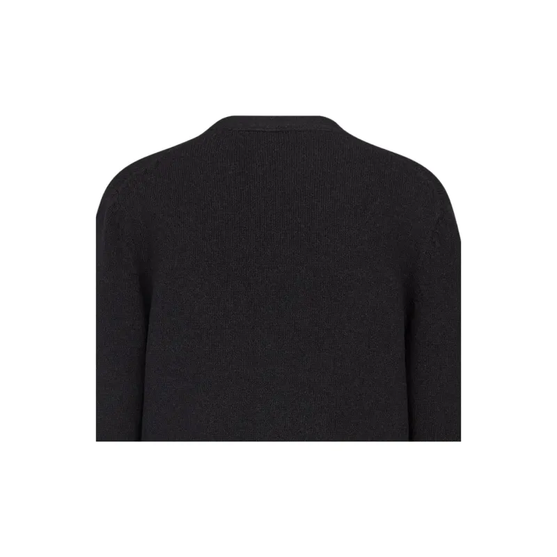 DIOR Homme Logo Patch V-Neck Cardigan-5