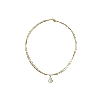 SANWUBALUOKE Freshwater Pearl Necklaces Unisex