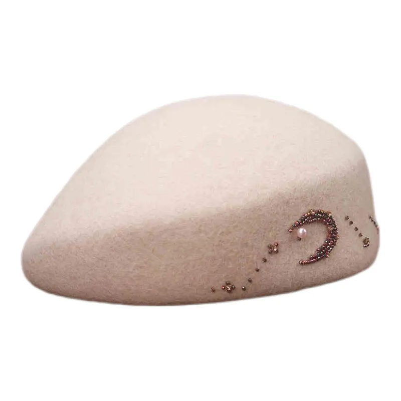 MINGYUANDAILI Wool Berets Women's-2