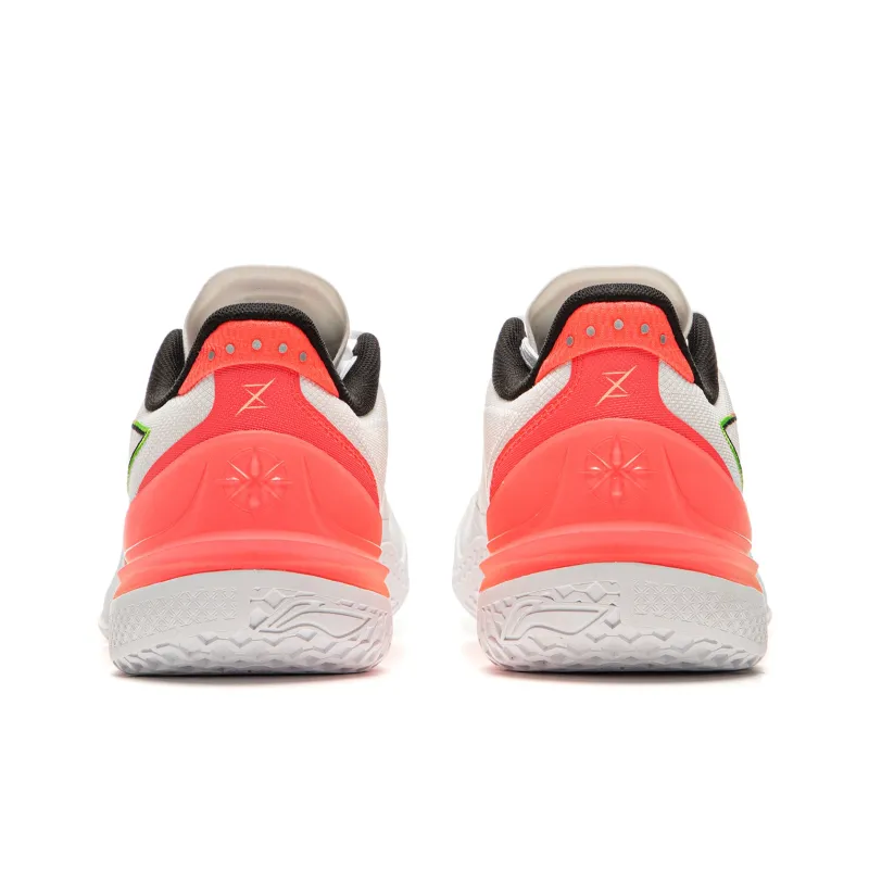 LiNing Knife 5 Slip Resistant Rebound Coverage Low Top Performance Basketball Shoes Men's Pink White-5