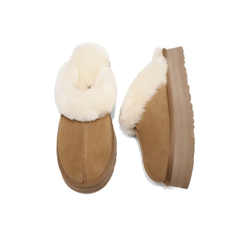BOSSSUNWEN Wrap toe Slippers Women's Chestnut-3