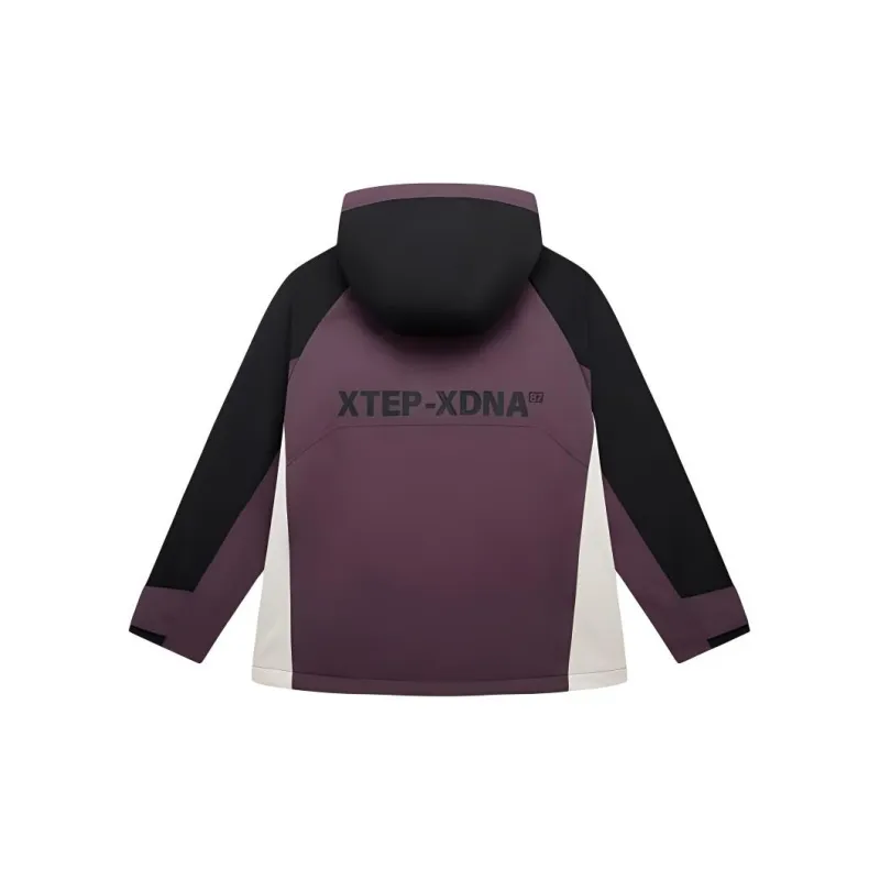 XTEP Puffer Jacket Men's Mulberry Red-1