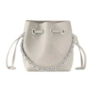 LOUIS VUITTON Bella Cow Leather Moonlight Goddess Bucket Bags Crossbody Bag Shoulder Bag Regular Women's Gray White