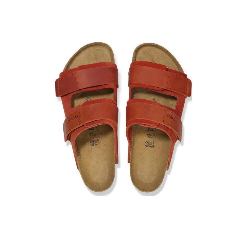 Birkenstock Uji Slip-Resistant Slide Slippers Unisex Orange Regular-4