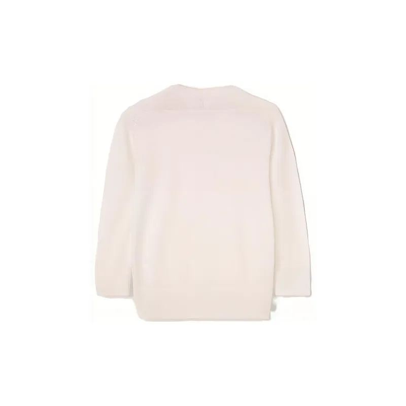 Loro Piana FW23 Piuma Crew Neck Sweater Women's White-1