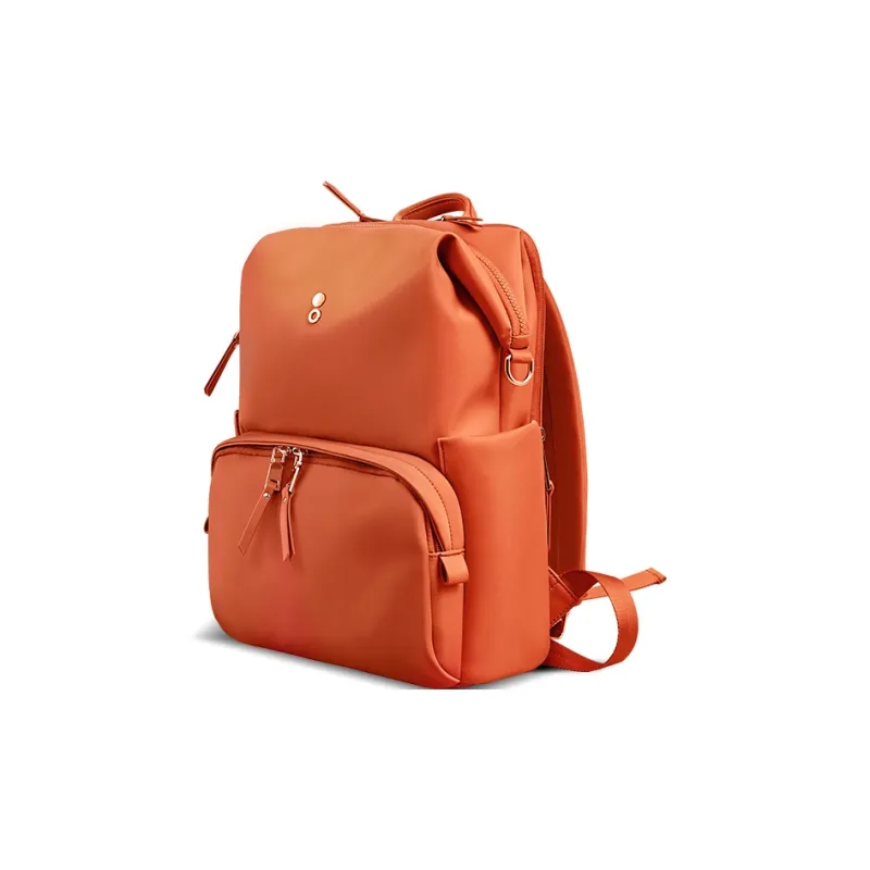 ECHOLAC Fabric Backpack Women's Gray/Pink/Black/Orange/Lake Green-21