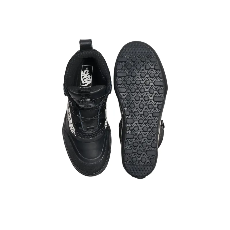 Vans Warm Water-Resistant Wear-Resistant Slip-Resistant Short Snow Boots Unisex Black-3