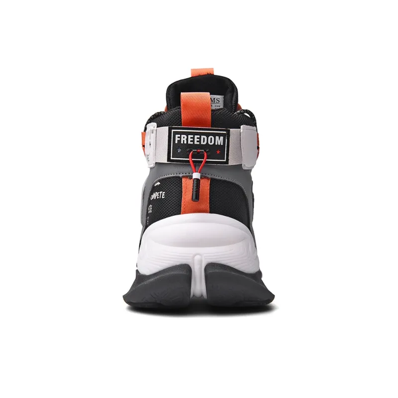 AMICNIEGD Height Increasing Slip Resistant High Top Chunky Sneakers Men's-3