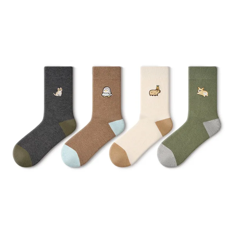 Primeet Mid Calf Socks Women's 4 Pack-10