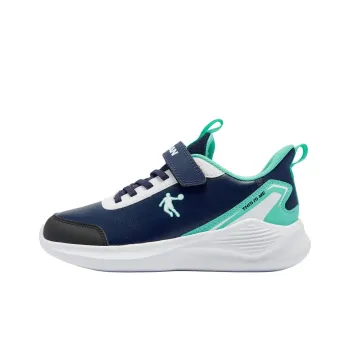 QIAODAN Anti Slip Wear Resistant Low Top Kids' Running Shoes Turquoise Teenagers