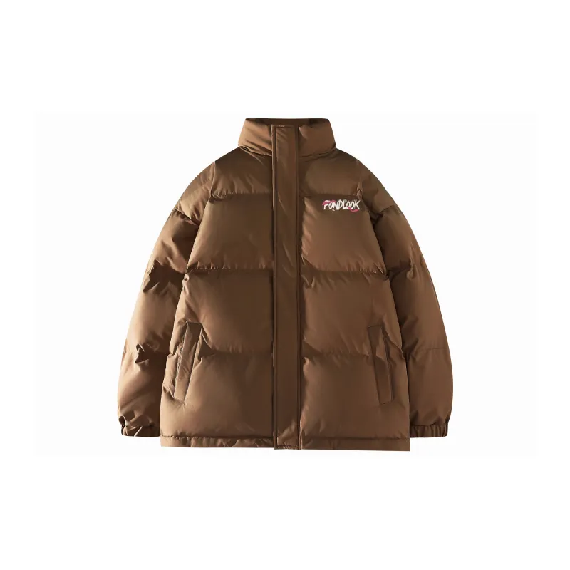 FONDLOOK Puffer Jackets Unisex-11