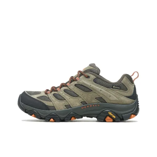MERRELL Anti Slip Wear Resistant Low Top Hiking Shoes Men's Olive