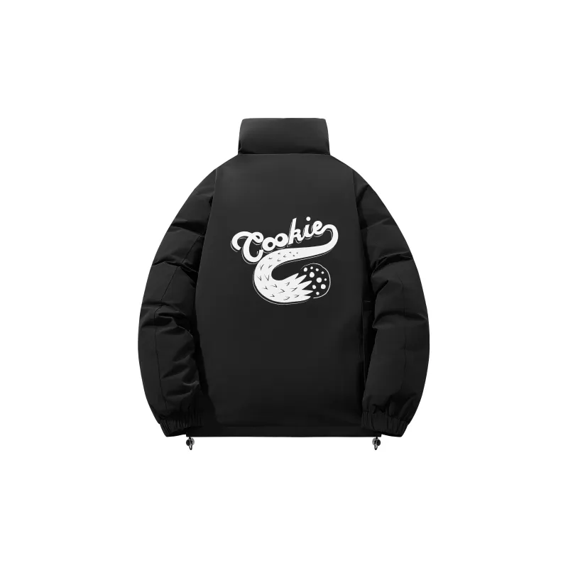 SESAME STREET Down Jacket Unisex Black-1
