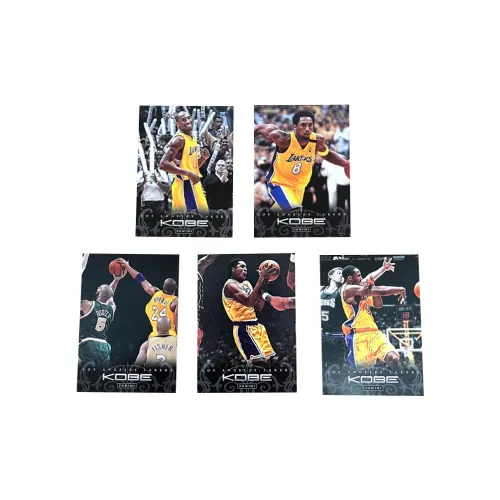 PANINI Kobe Bryant Lakers Career Collection Classic Moments Player Card Set Mint Condition Sports Cards 5 Pcs