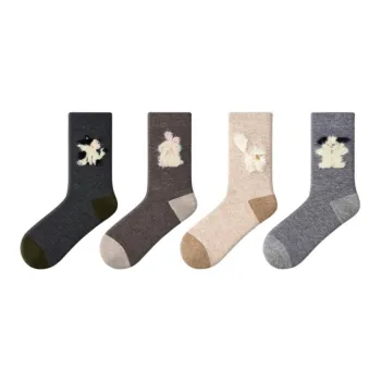 Primeet Mid Calf Socks Women's 4 Pack