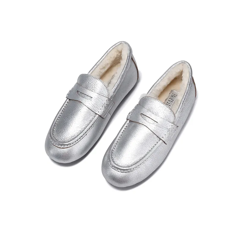 BELLALILY Loafers Women's Silver-3