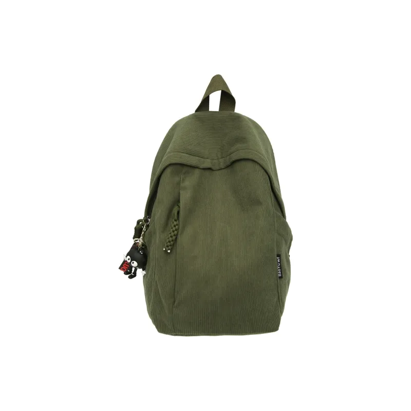Gorora Corduroy Backpack Regular Unisex Multicolor-2