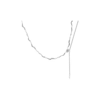 Ah Bo Ci De Dark Night Thorns 925 Sterling Silver Necklaces Women's