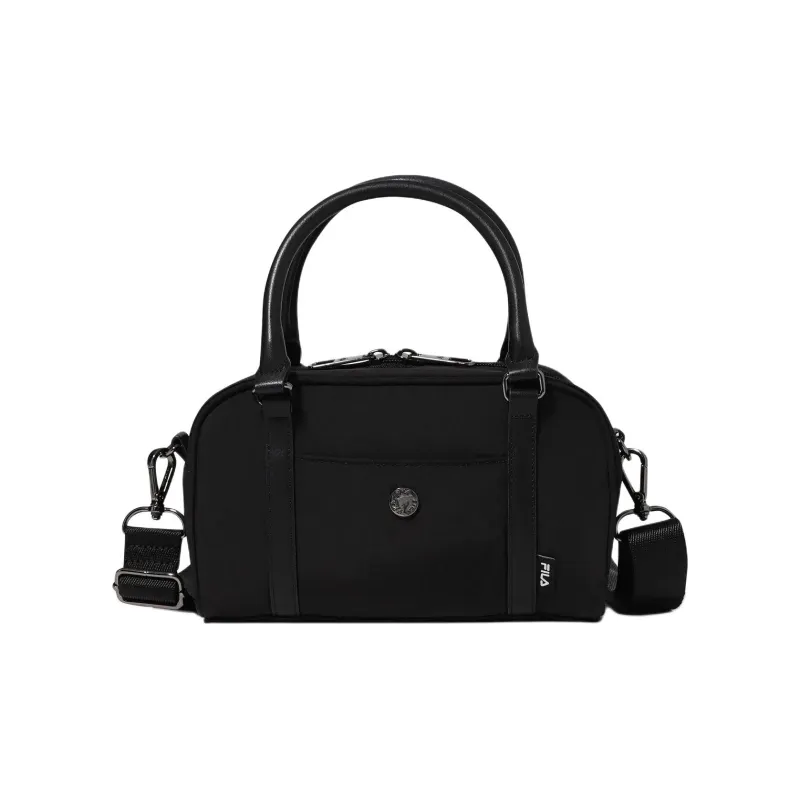 FILA Nylon Shoulder Bag, Crossbody Bag, Handbag Mini Women's Black-0