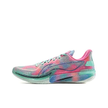 LINING Gamma Basketball Shoes Men Low Top Neon Pink