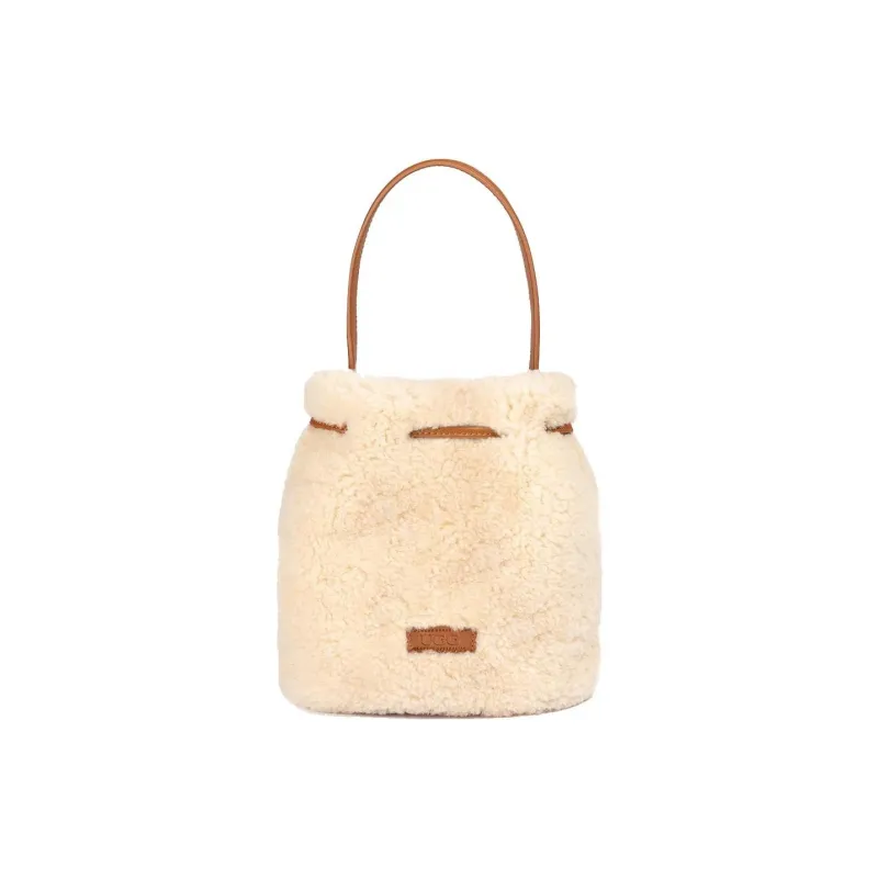 UGG Sheepskin Bucket Bags Handbags Women's Natural-0