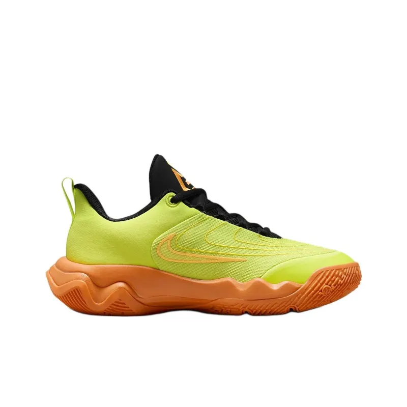 Nike Giannis Immortality Slip Resistant Shock Absorbers Low Top Children's Basketball Shoes Green Unisex-1