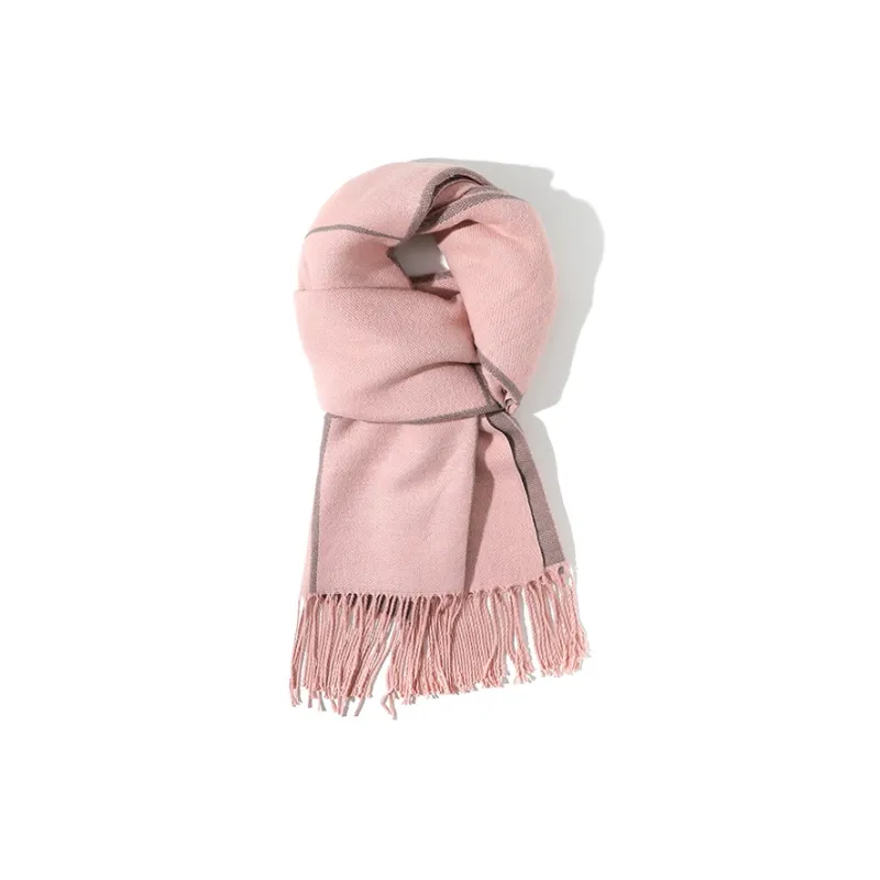 15 MINS Acrylic Knit Scarves Unisex-4