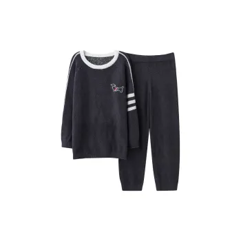 WANANNI Pajama Set Men's Navy Blue
